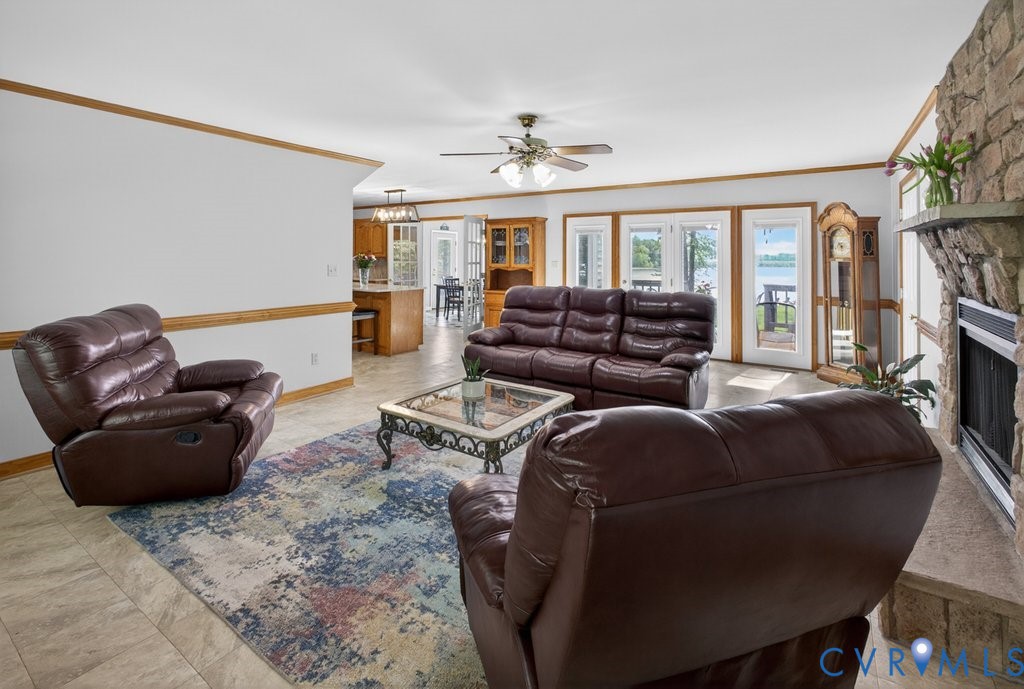 173 Covenant Way Bumpass, VA 23024 - Photo 25 of 55 The living area features light-colored flooring, a