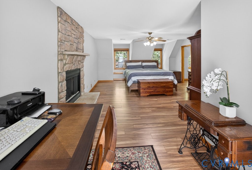173 Covenant Way Bumpass, VA 23024 - Photo 31 of 55 This spacious interior features wood-look flooring