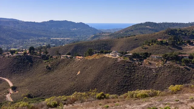 a view of a mountain in the distance