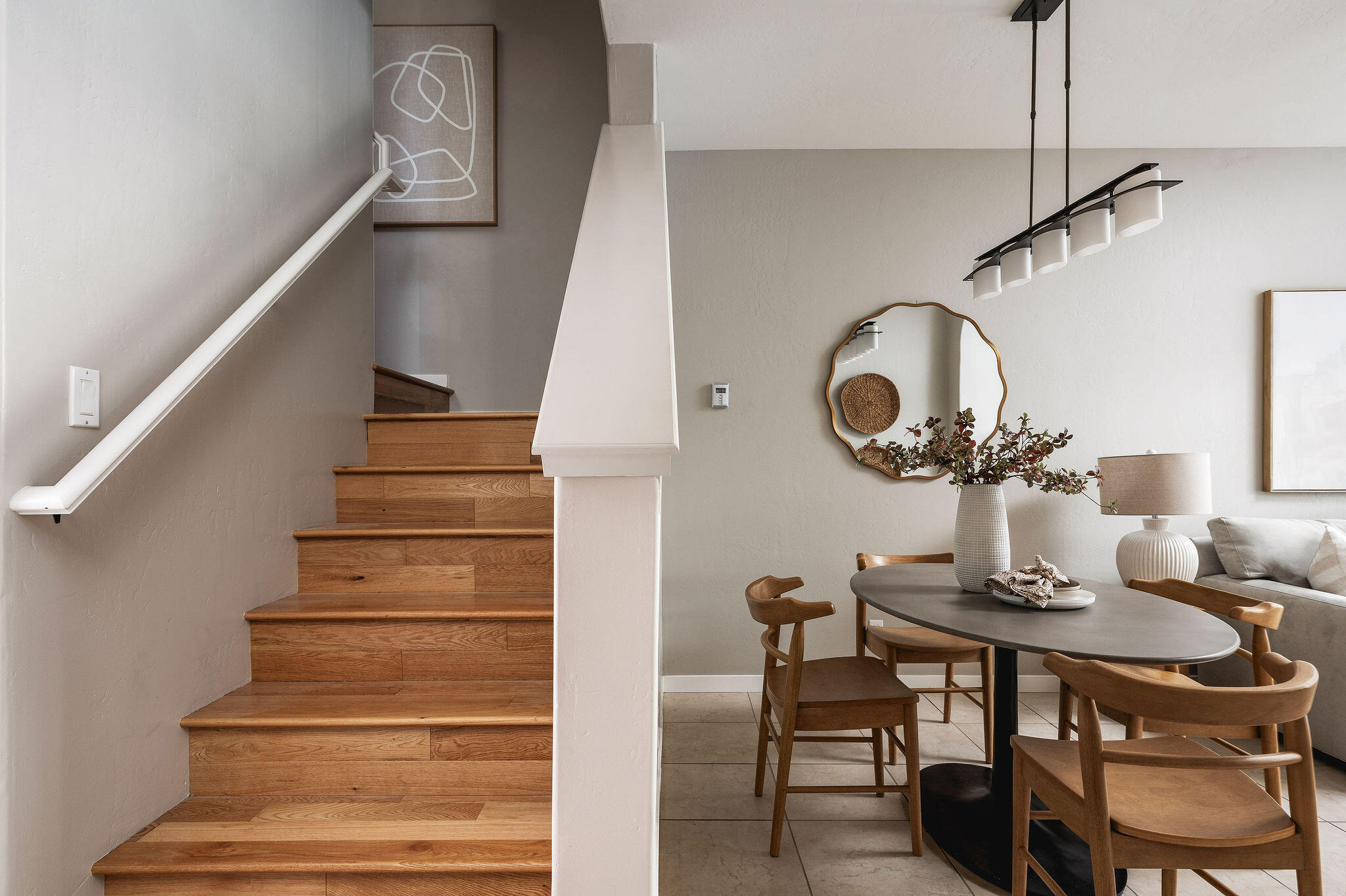 345 Kellogg Way, Unit 18 Goleta, CA 93117 - Photo 17 of 35 Stairway & Dining Area