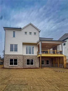 a house view with a outdoor space