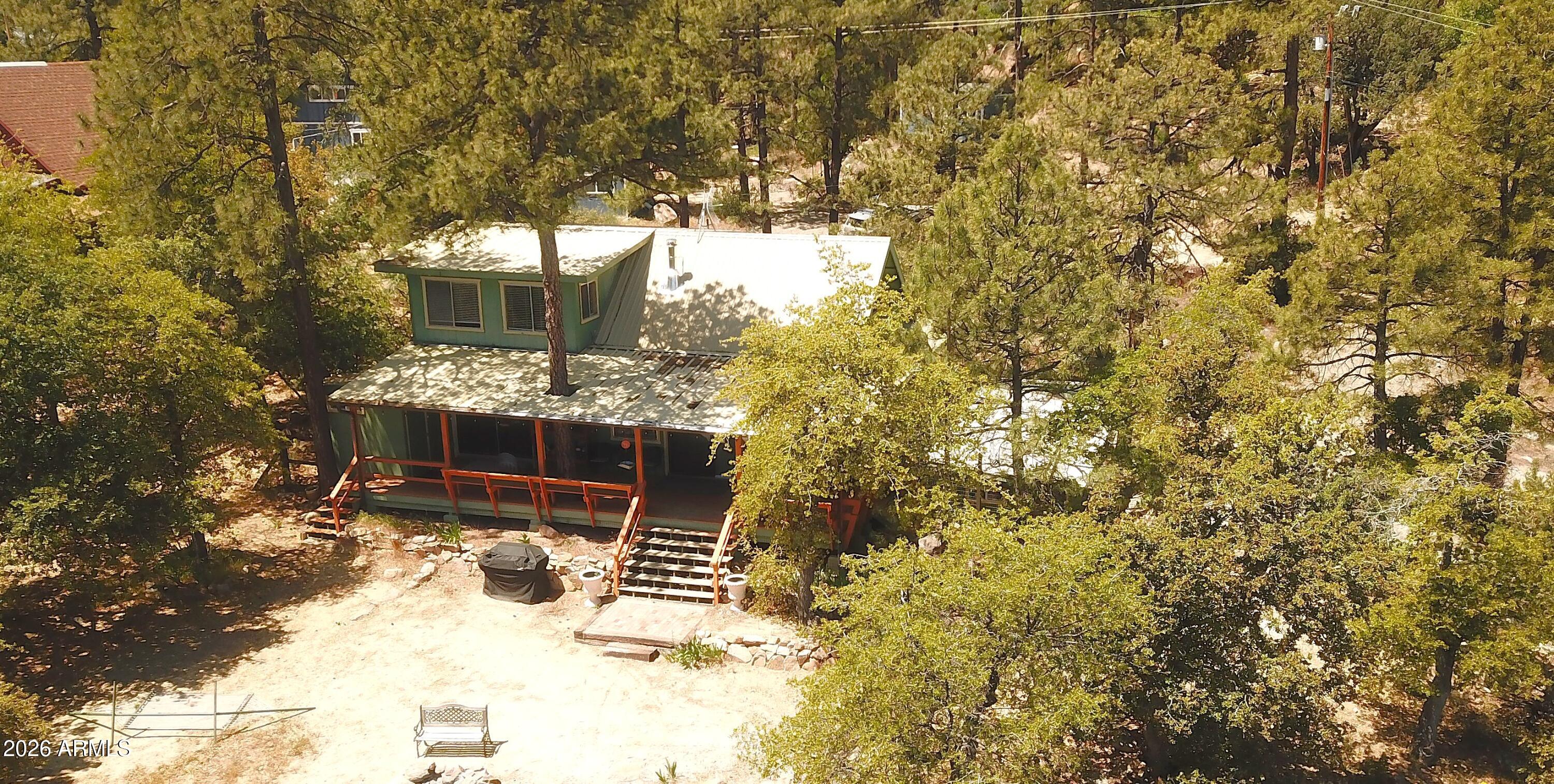 23487 Manzanita Road Crown King, AZ 86343 - Photo 32 of 45 a view of outdoor space yard and patio