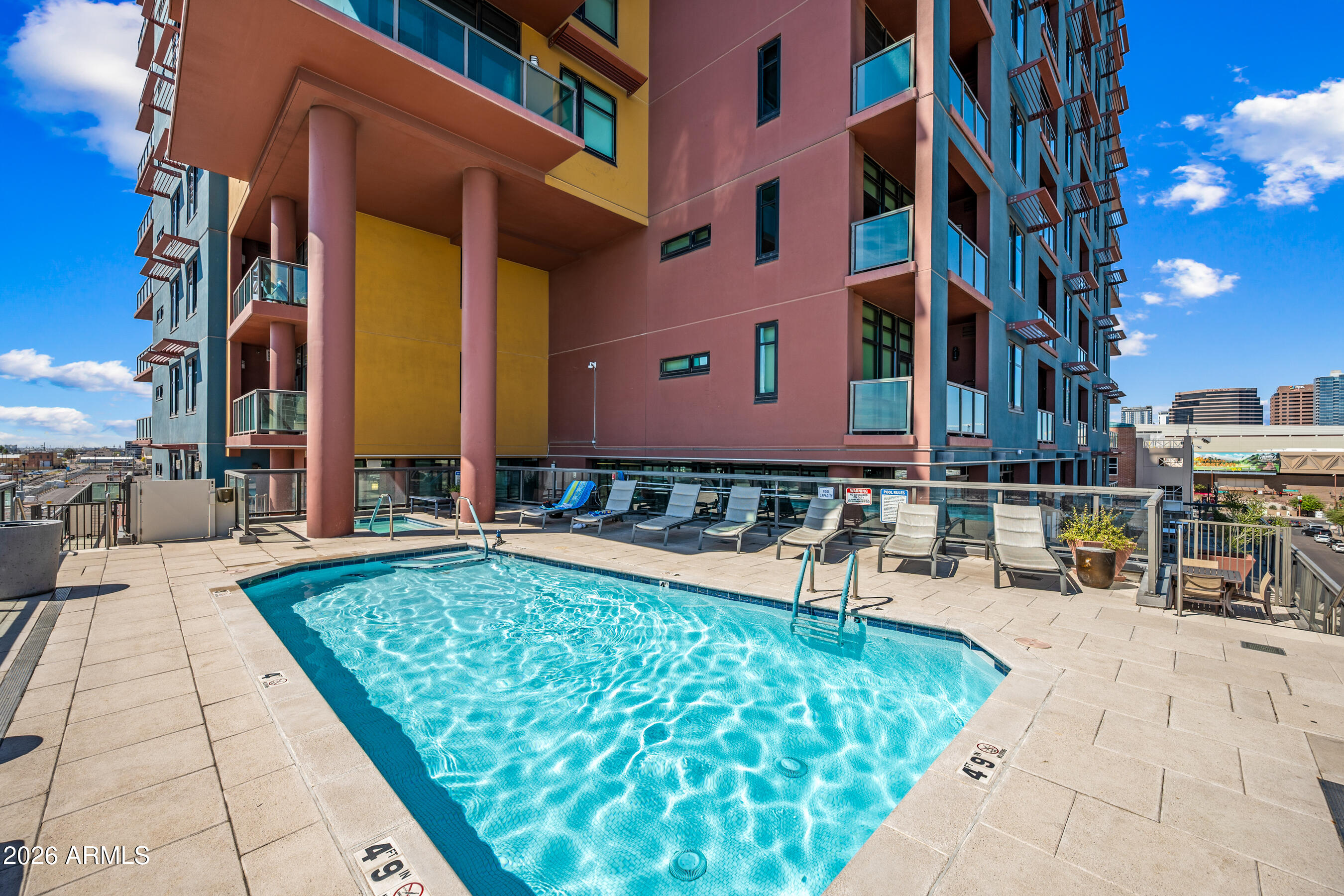 310 South 4th Street, Unit 905 Phoenix, AZ 85004 - Photo 62 of 63 Community Pool