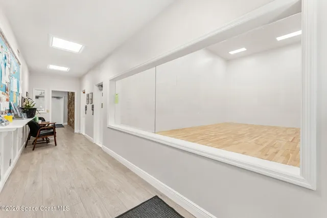 a view of a basketball court