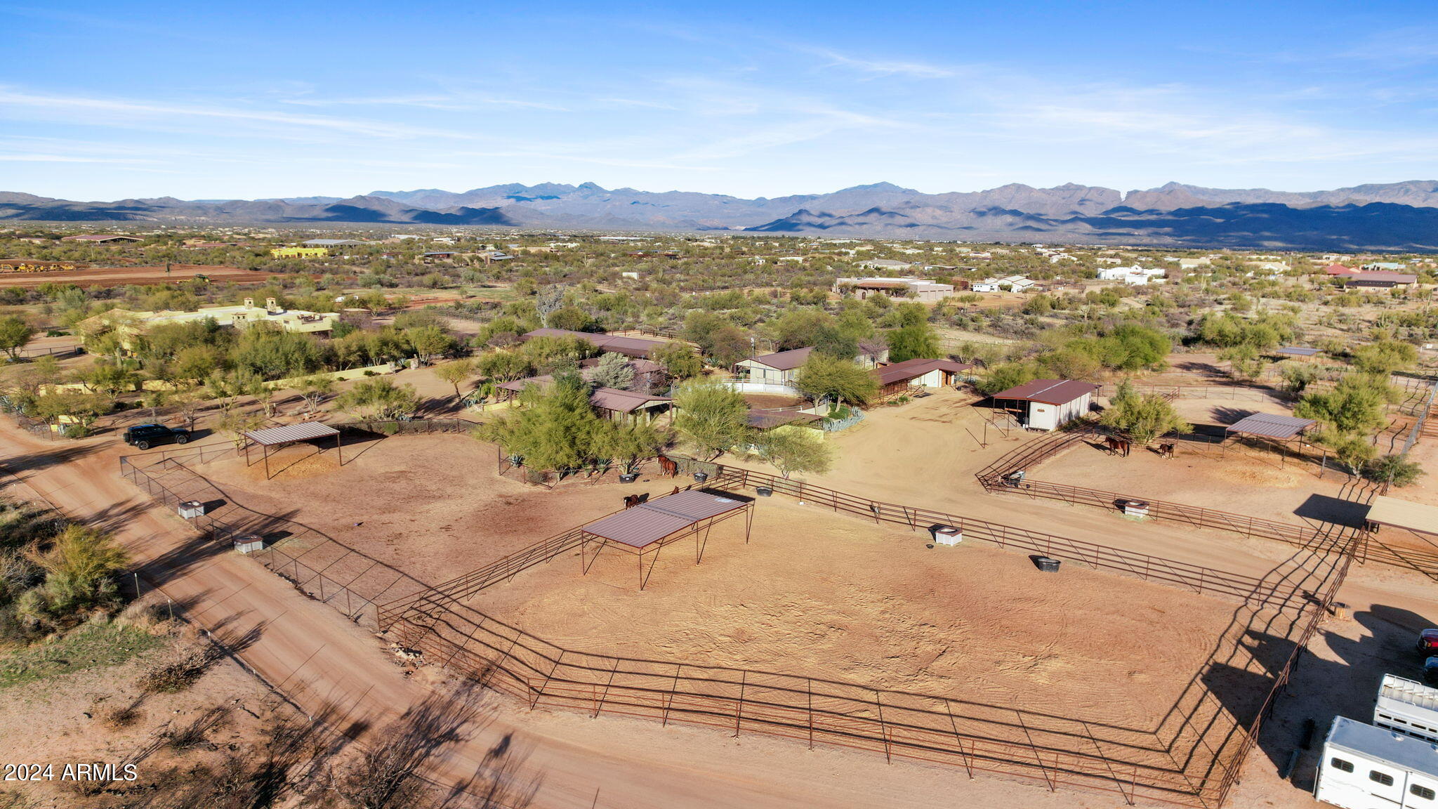 14705 East Redbird Road Scottsdale, AZ 85262 - Photo 72 of 77 aerial of turn outs
