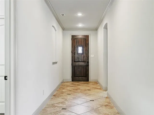 a view of an empty room