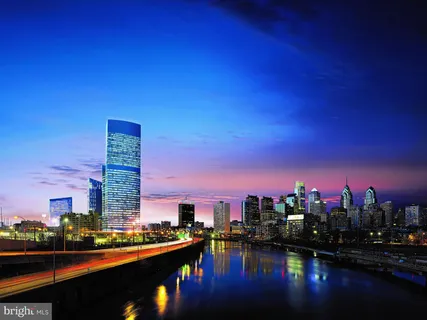 a view of a city with tall buildings