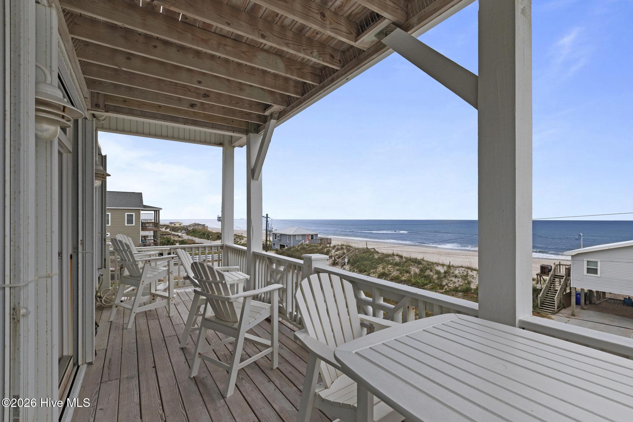 291 Topsail Road North Topsail Beach, NC 28460 - Photo 12 of 43 Living Room Balcony