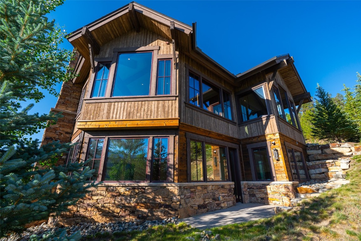 455 Highfield Trail Breckenridge, CO 80424 - Photo 20 of 50 a front view of a house with garden