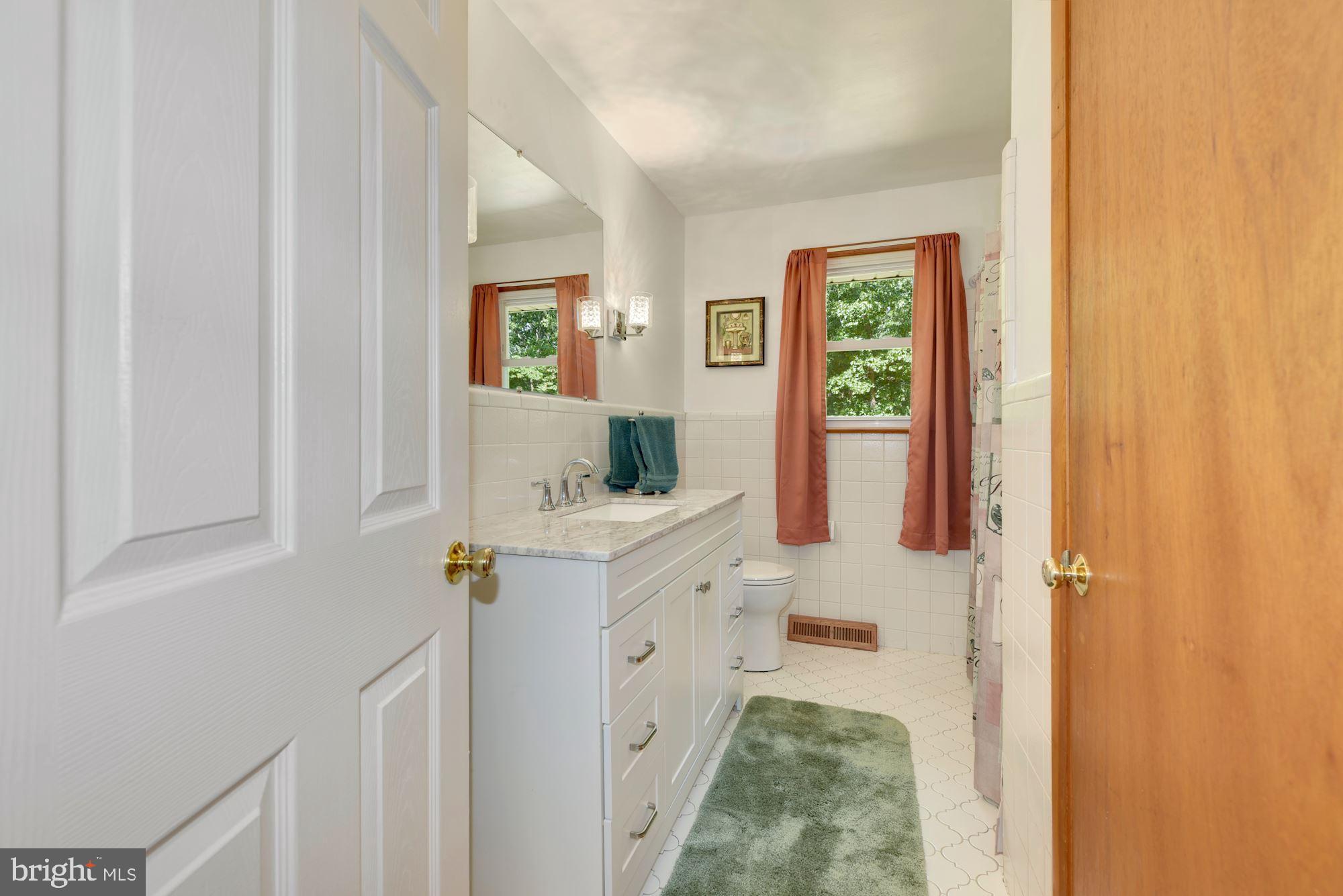 433 Porchtown Road Elmer, NJ 08318 - Photo 18 of 30 Updated Hall Bathroom