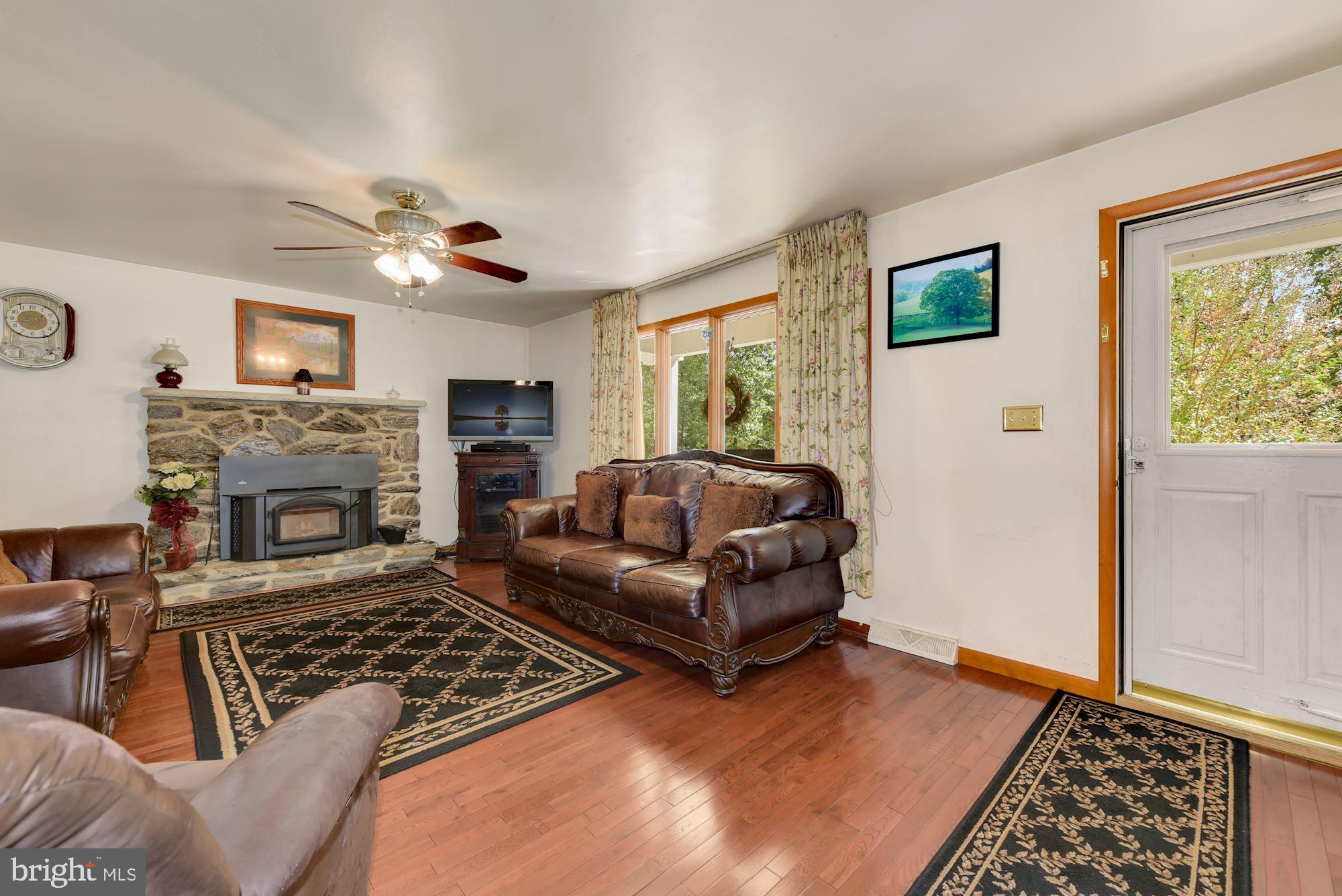 433 Porchtown Road Elmer, NJ 08318 - Photo 4 of 30 Living Room with Wood Stove