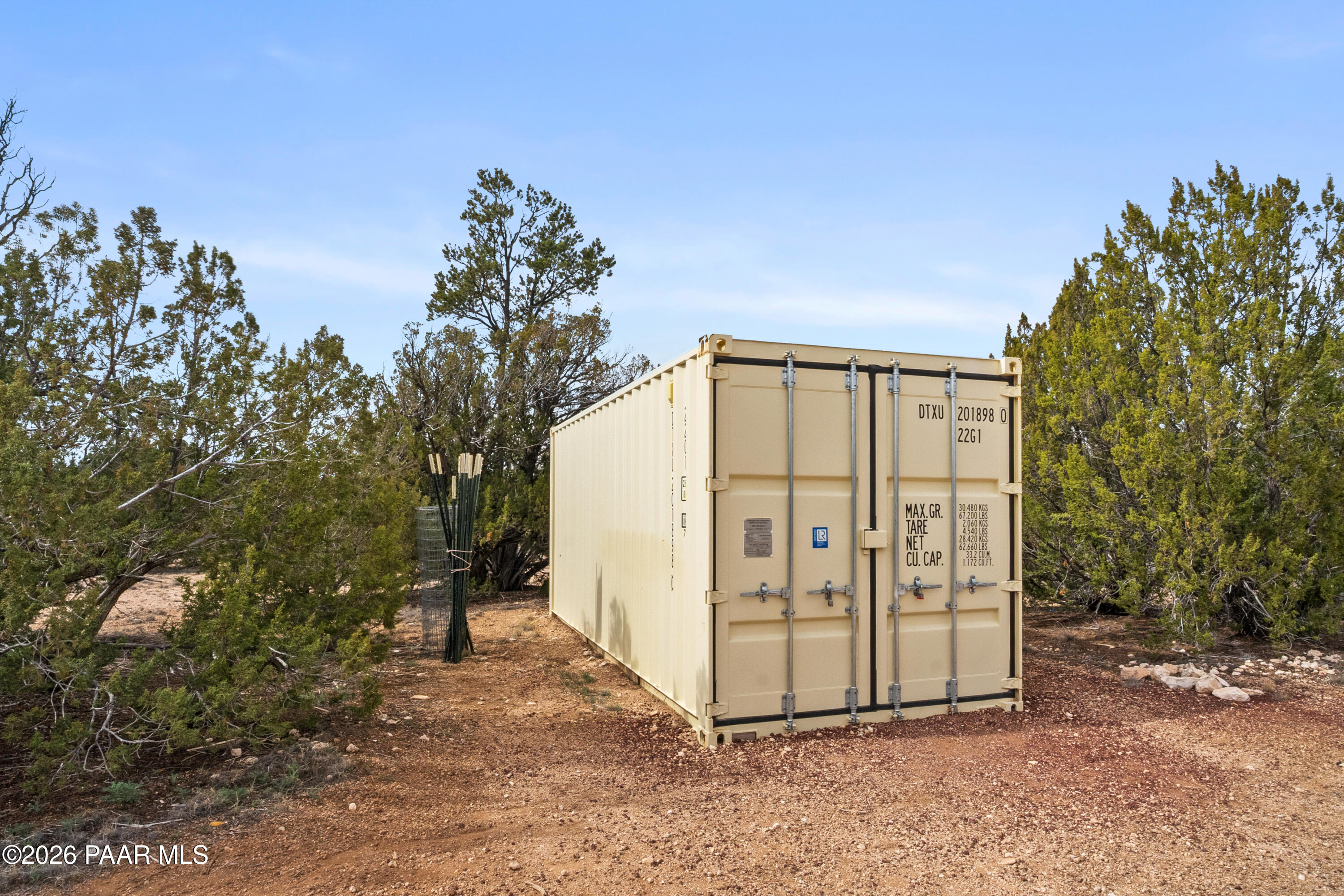 25815 Fort Rock Road Seligman, AZ 86337 - Photo 22 of 30 a view of a entrance gate of the house