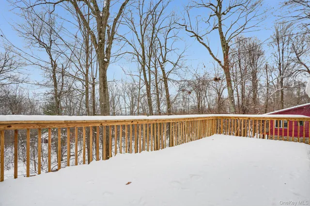 a view of outdoor space and deck