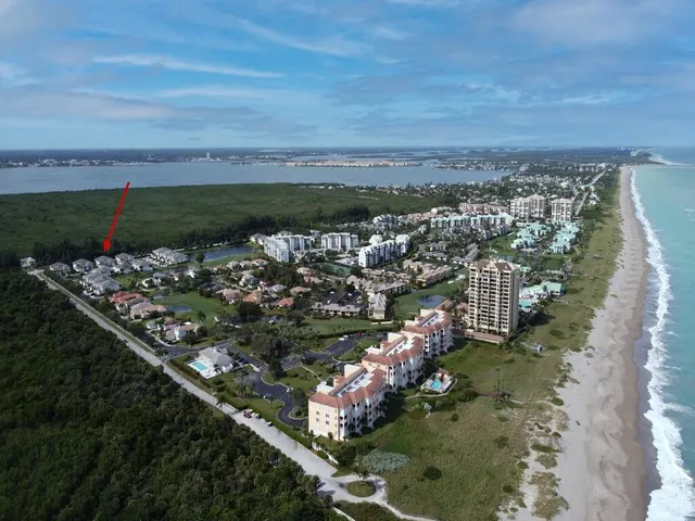 a view of a beach with an ocean
