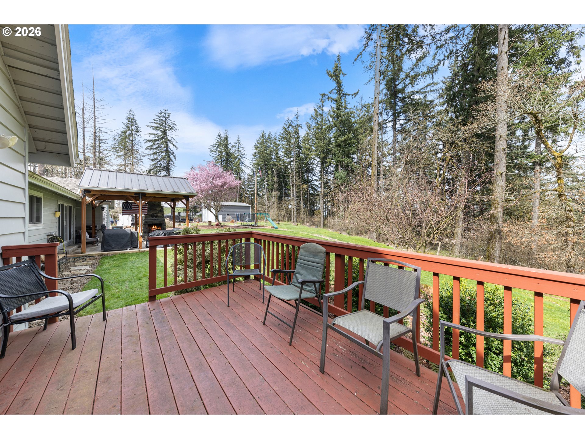 7624 Shady Way Southeast Turner, OR 97392 - Photo 27 of 48 a view of balcony with furniture