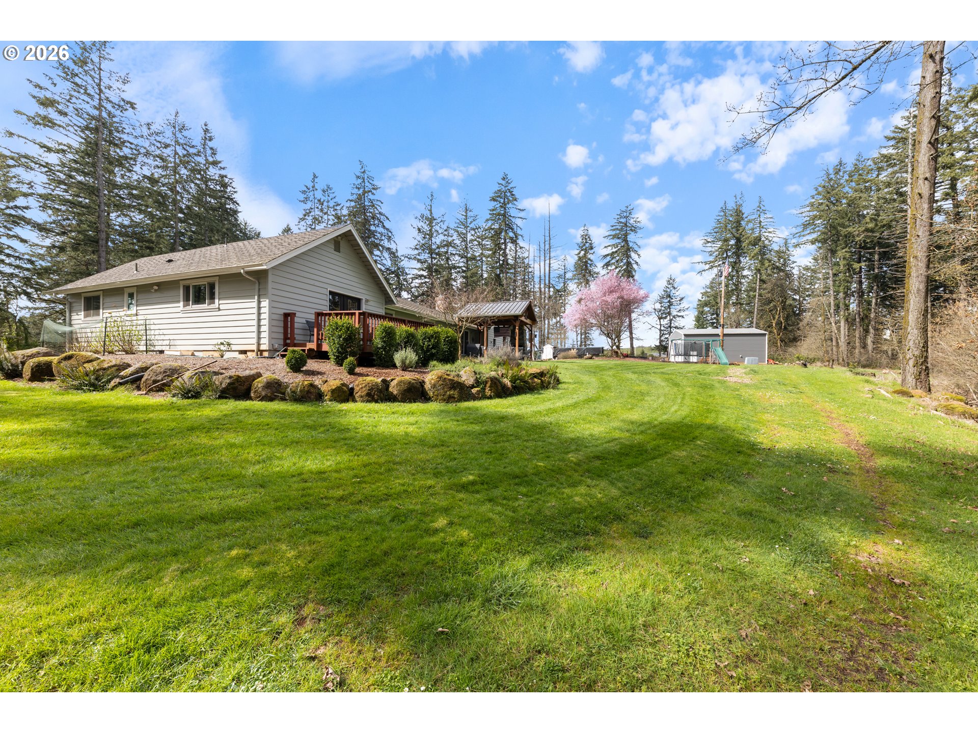 7624 Shady Way Southeast Turner, OR 97392 - Photo 41 of 48 a view of a house with a big yard