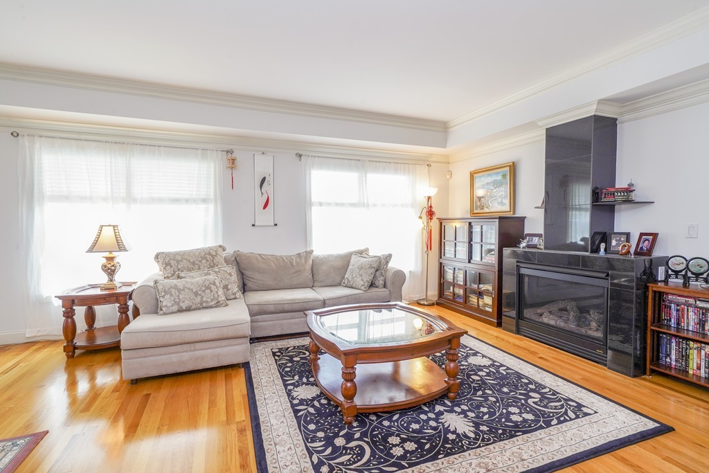 75 Winchester Street, Unit 301 Brookline, MA 02446 - Photo 3 of 8 a living room with furniture and a rug