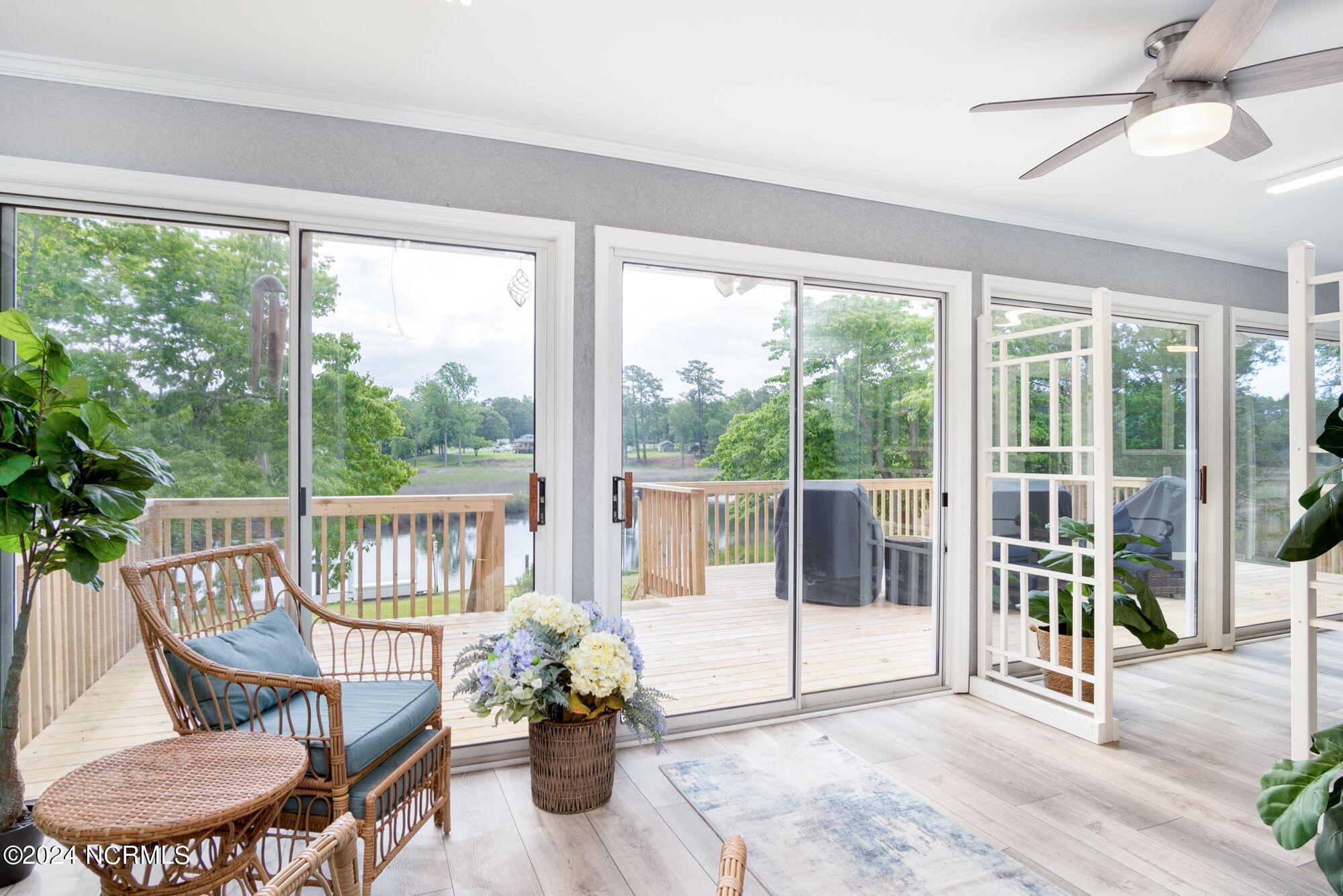 246 White Oak Bluff Road Stella, NC 28582 - Photo 27 of 65 Enclosed Porch