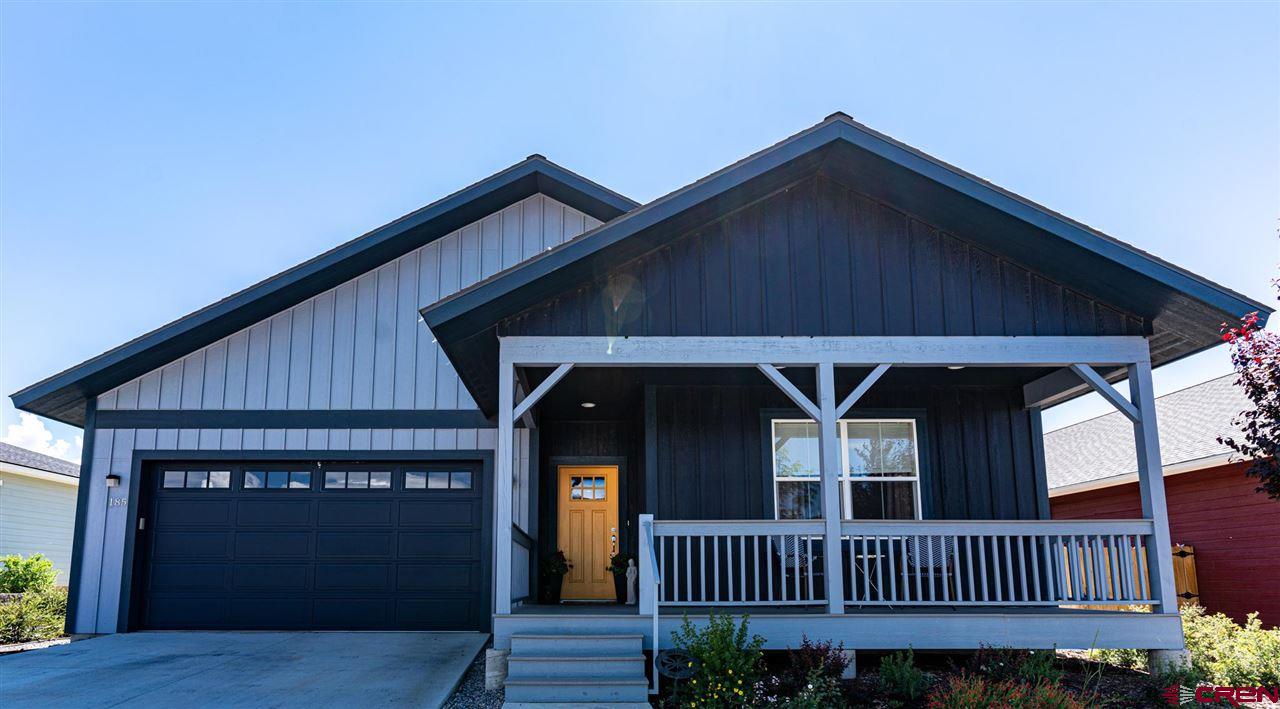 a view of a house with a deck