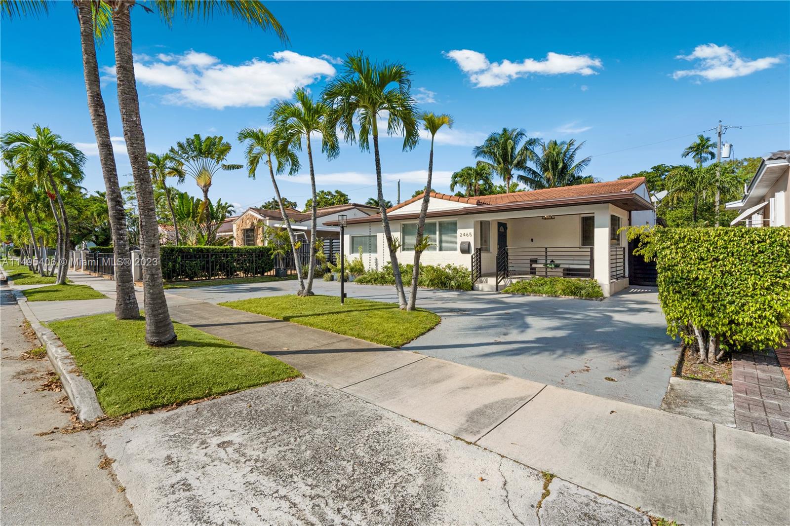 2465 Southwest 21st Terrace Miami, FL 33145 - Photo 3 of 45 a view of a house with a swimming pool