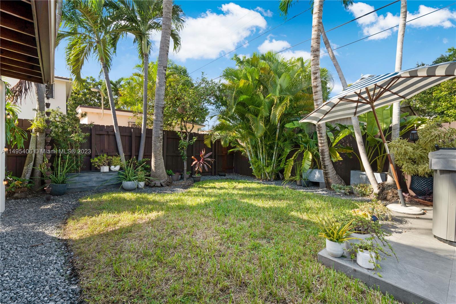 2465 Southwest 21st Terrace Miami, FL 33145 - Photo 34 of 45 a view of a backyard with palm trees