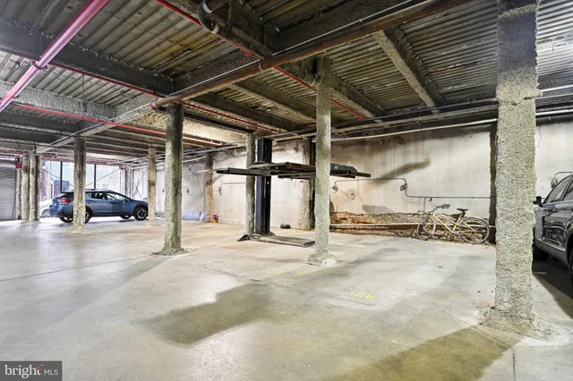 a view of parking area