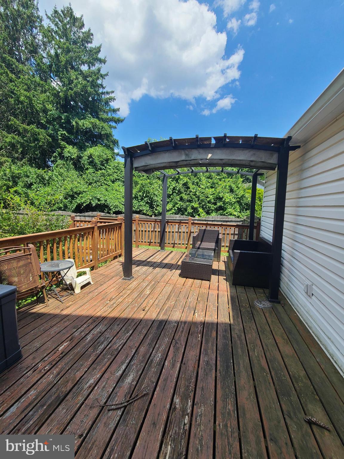 2105 Hemlock Road Norristown, PA 19403 - Photo 58 of 75 Rear Deck with Relaxing Pergola