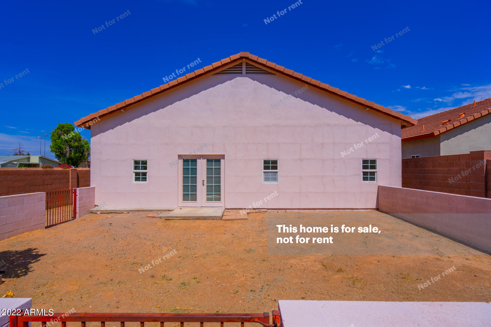 17648 North 17th Street Phoenix, AZ 85022 - Photo 8 of 31 a view of a house with a backyard