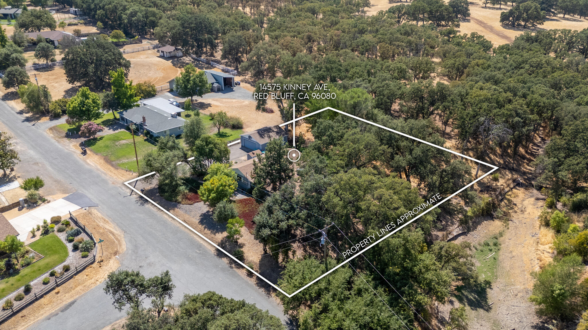 14575 Kinney Avenue Red Bluff, CA 96080 - Photo 36 of 43 an aerial view of a house
