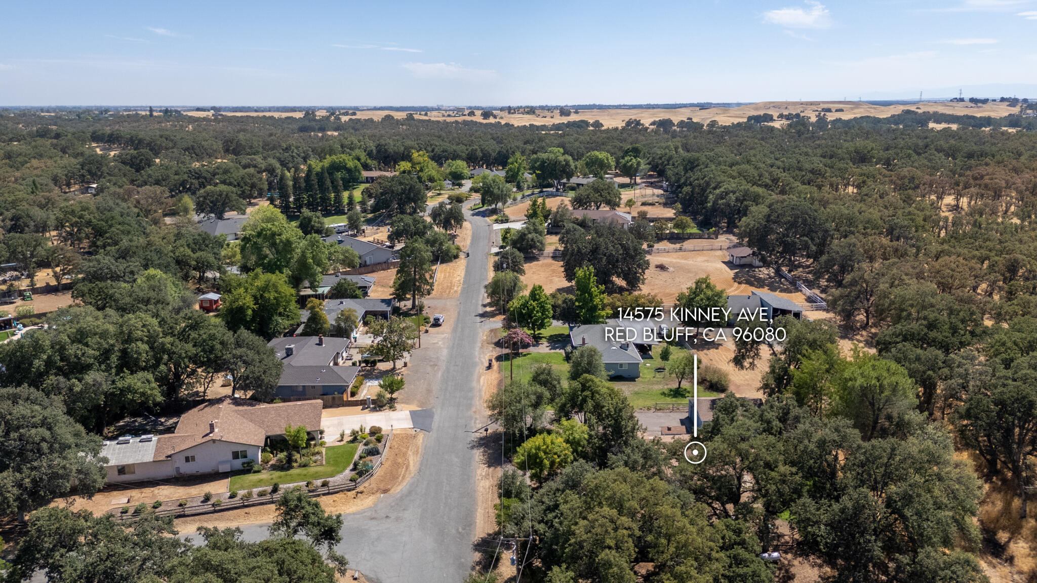14575 Kinney Avenue Red Bluff, CA 96080 - Photo 41 of 43 an aerial view of multiple house