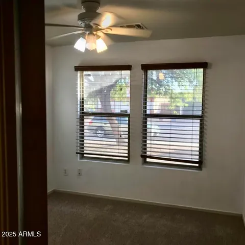 a window in an empty room