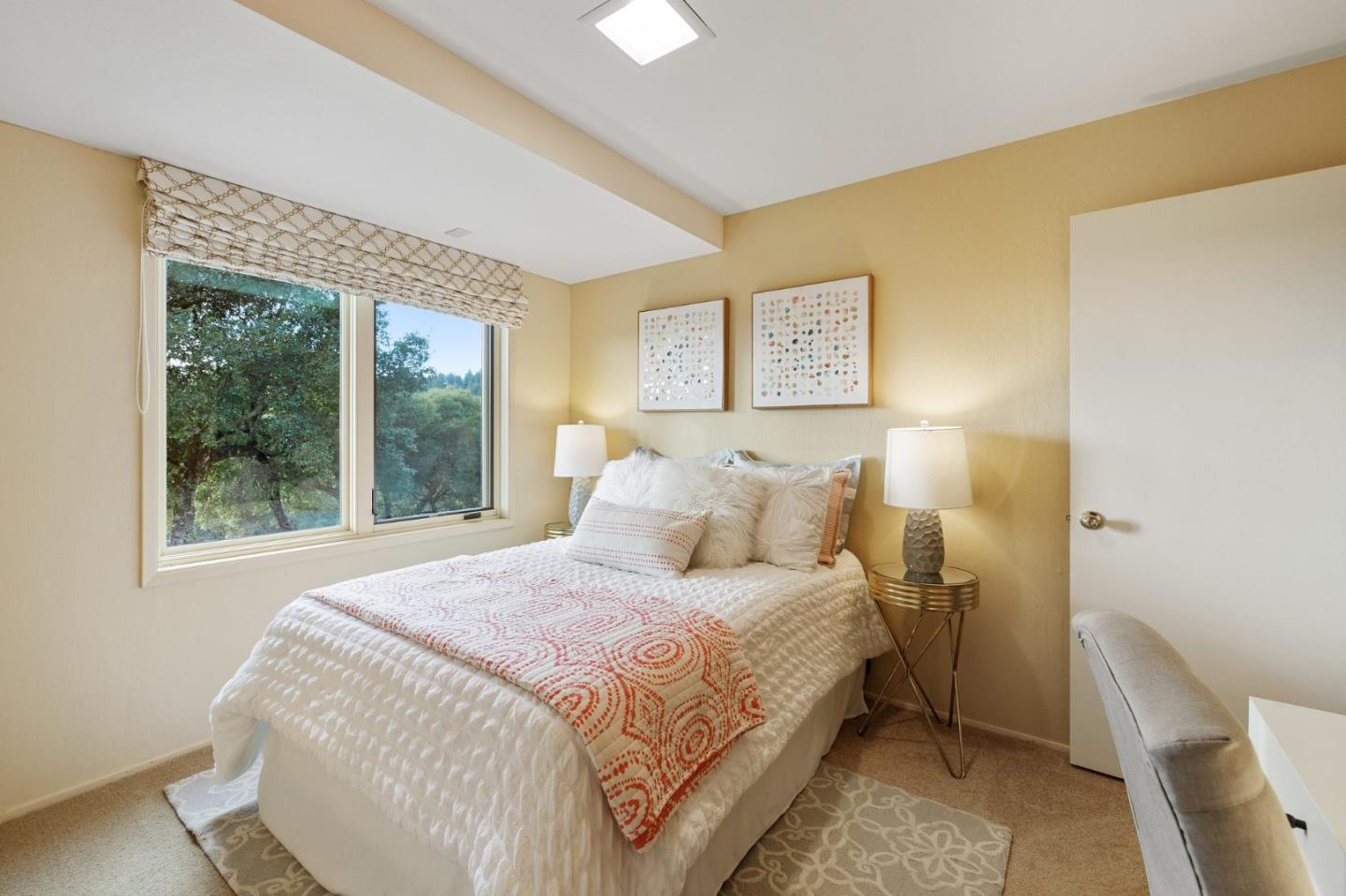 13456 Indian Trail Road Los Gatos, CA 95033 - Photo 55 of 99 a bedroom with a bed and a window