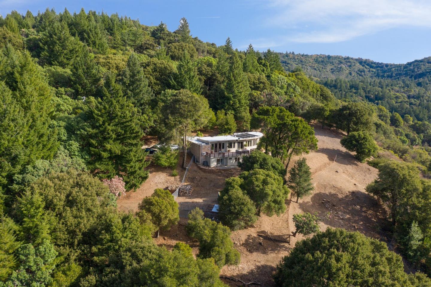 13456 Indian Trail Road Los Gatos, CA 95033 - Photo 6 of 99 an aerial view of a house with a yard