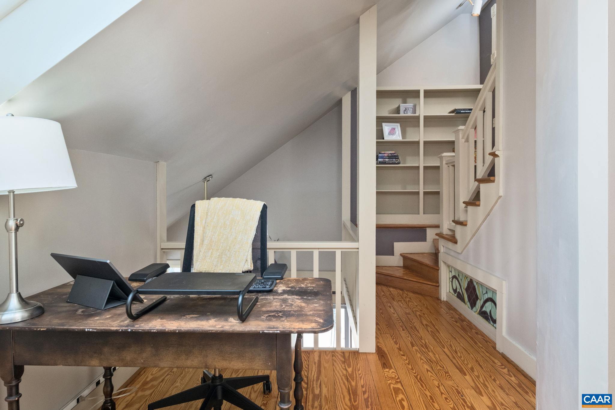 428 Maple Avenue Waynesboro, VA 22980 - Photo 43 of 69 a view of a workspace with furniture and wooden floor
