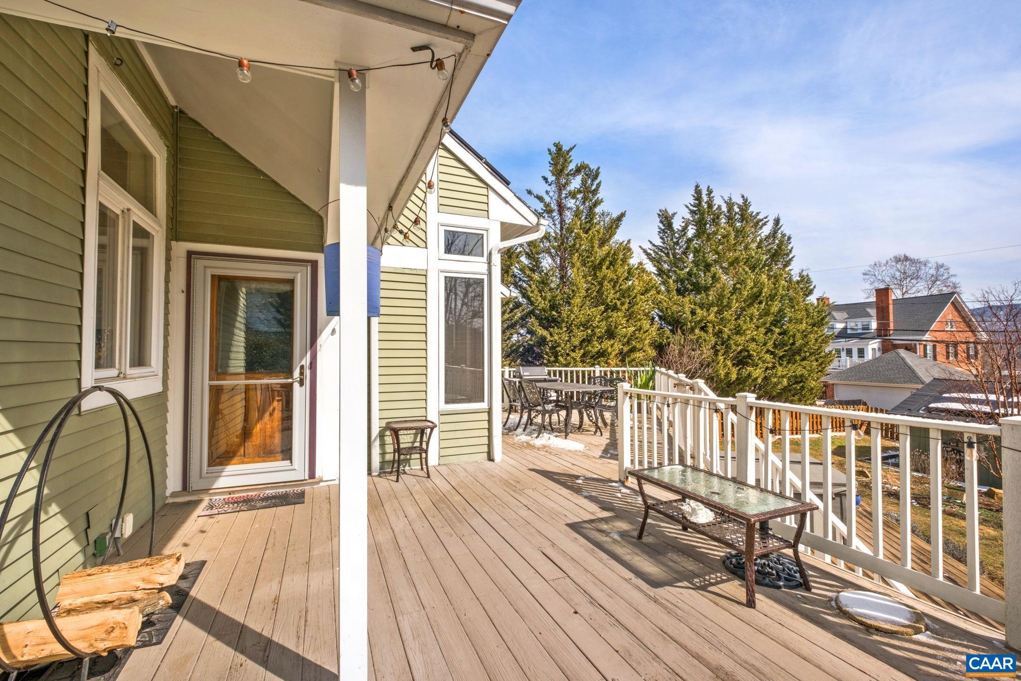 428 Maple Avenue Waynesboro, VA 22980 - Photo 47 of 69 a balcony with wooden floor table and chairs