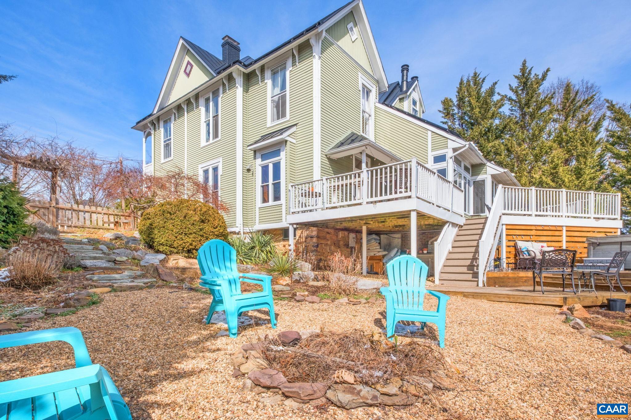 428 Maple Avenue Waynesboro, VA 22980 - Photo 53 of 69 a view of a blue house with large windows
