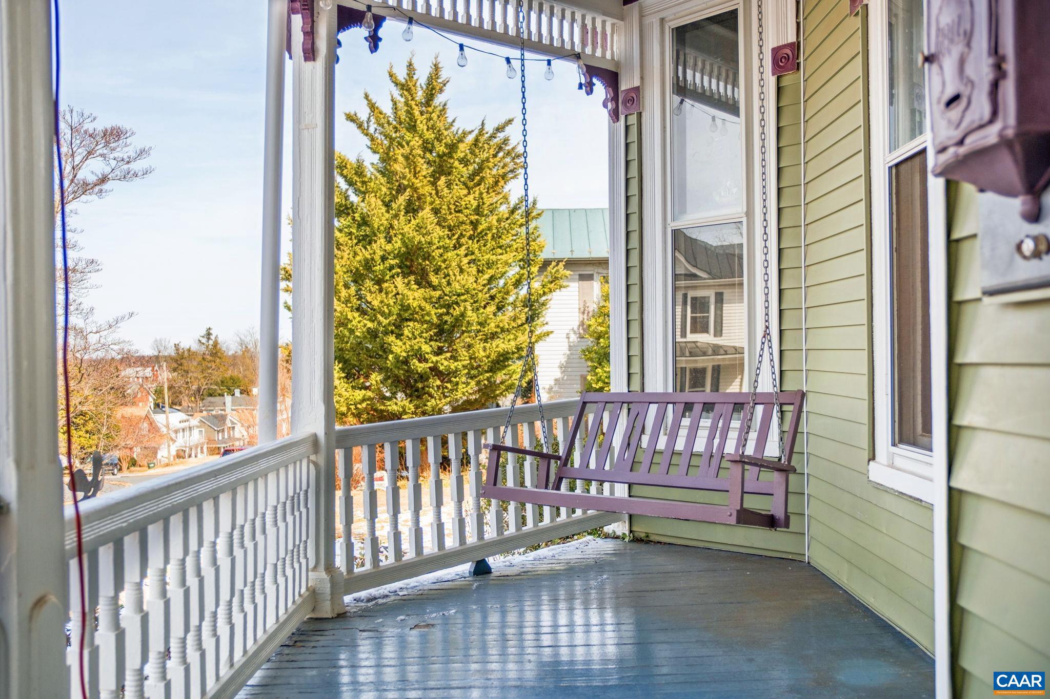 428 Maple Avenue Waynesboro, VA 22980 - Photo 7 of 69 a view of a porch with a bench