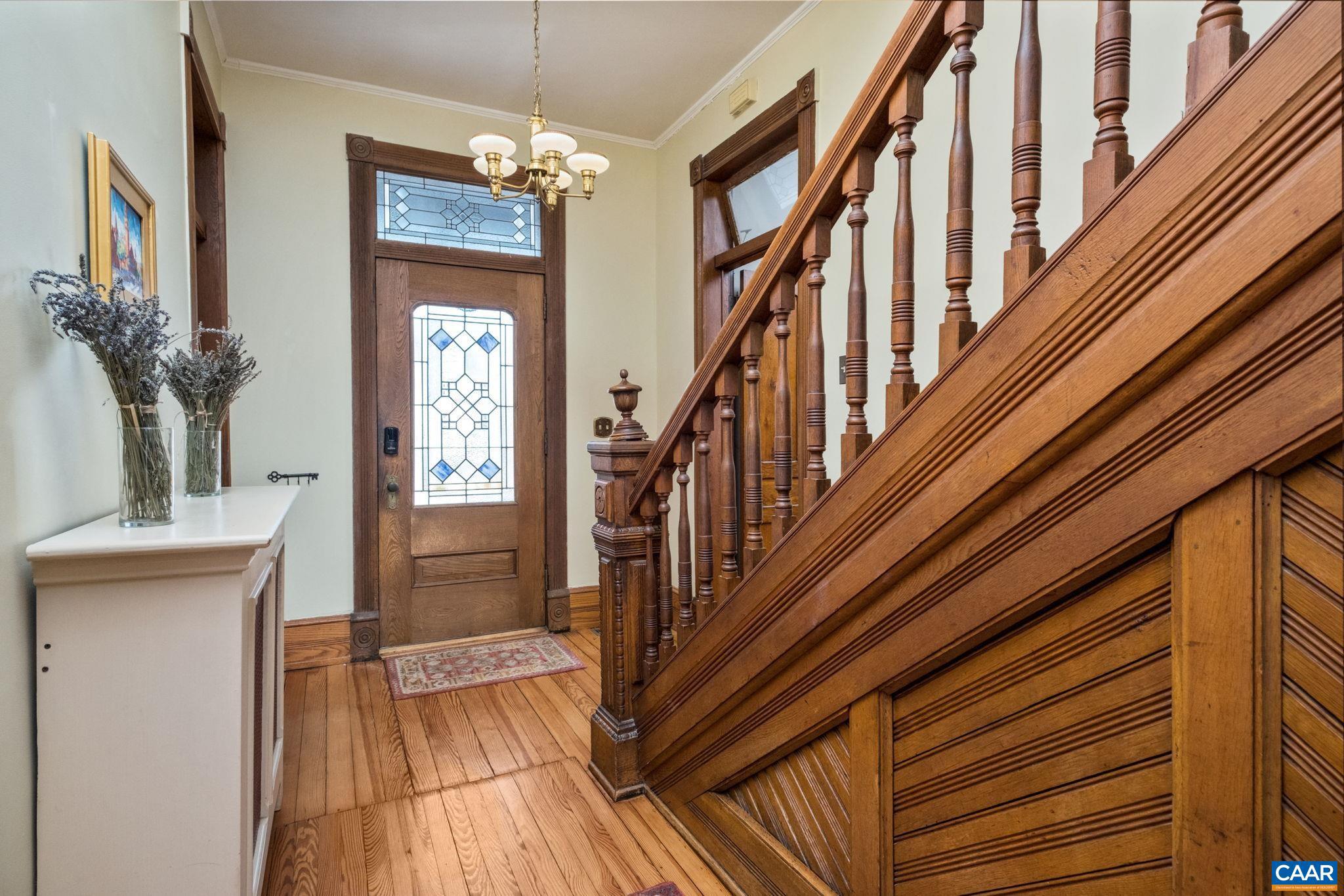 428 Maple Avenue Waynesboro, VA 22980 - Photo 10 of 69 a view of a hallway with wooden floor and staircase