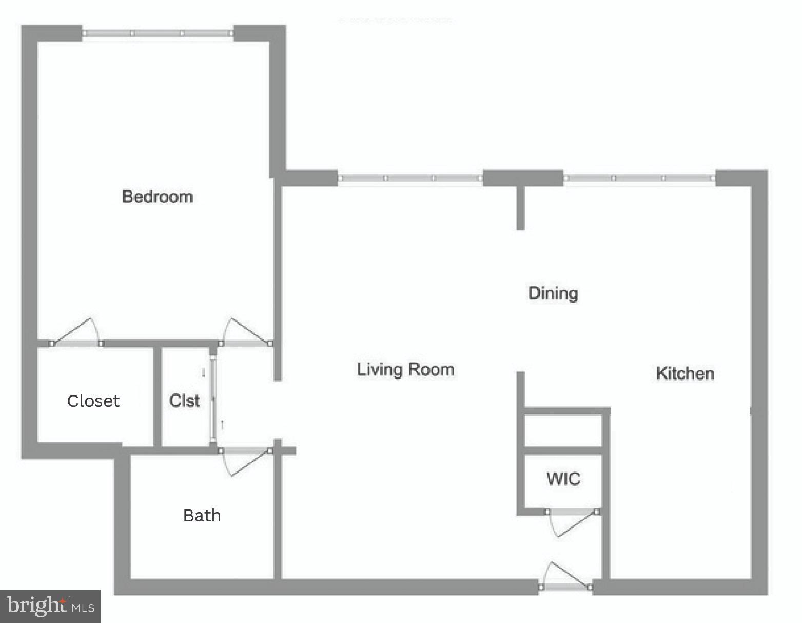 2725 39th Street Northwest, Unit 2O9 Washington, DC 20007 - Photo 20 of 35 a picture of a floor plan