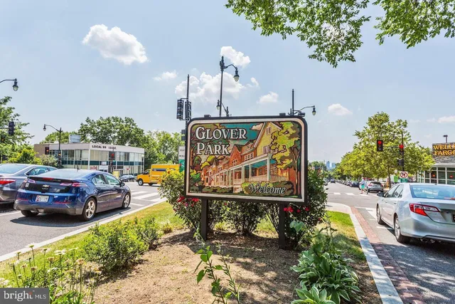 a car parked on the side of a street