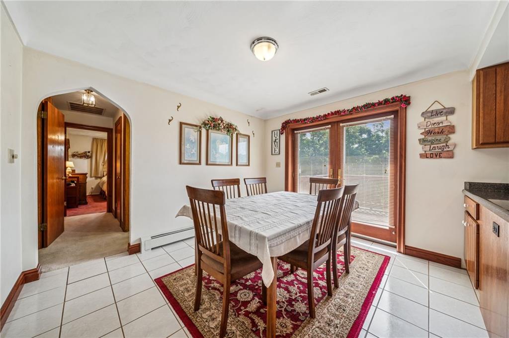 974 Renton Road Pittsburgh, PA 15239 - Photo 12 of 48 a view of a dining room with furniture and a window