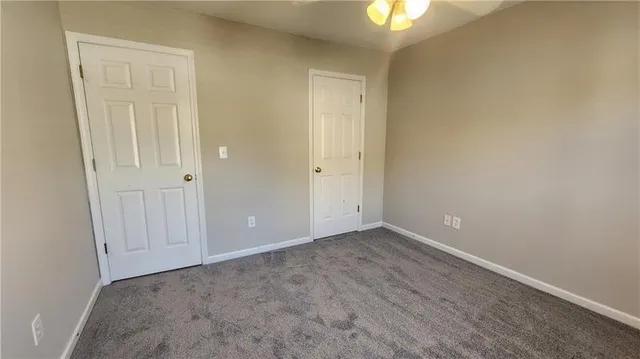 a view of empty room with window