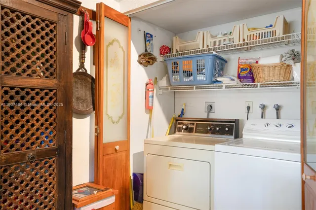 a room with storage and utility