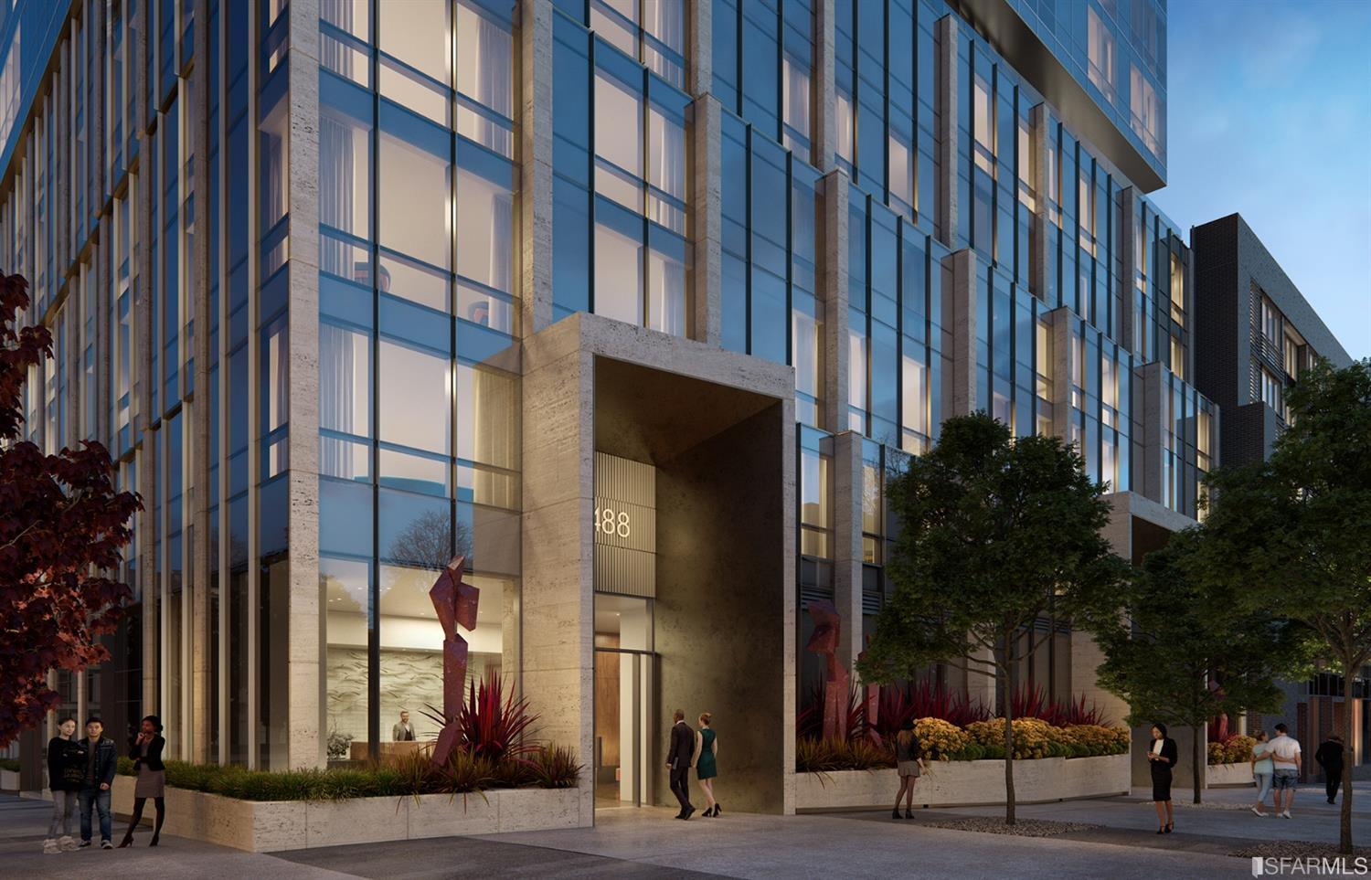 488 Folsom Street, Unit 4904 San Francisco, CA 94105 - Photo 9 of 21 a building with street view