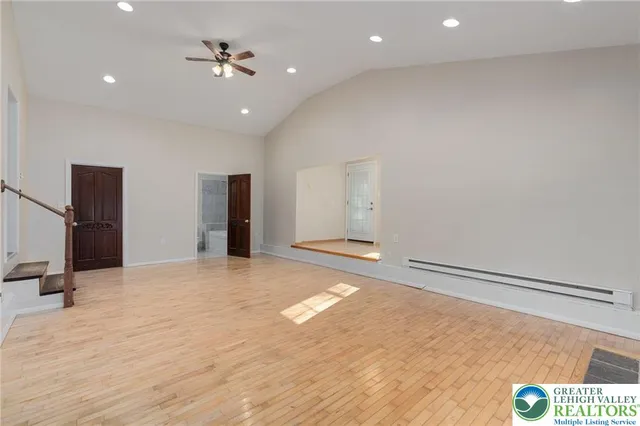 a view of an empty room