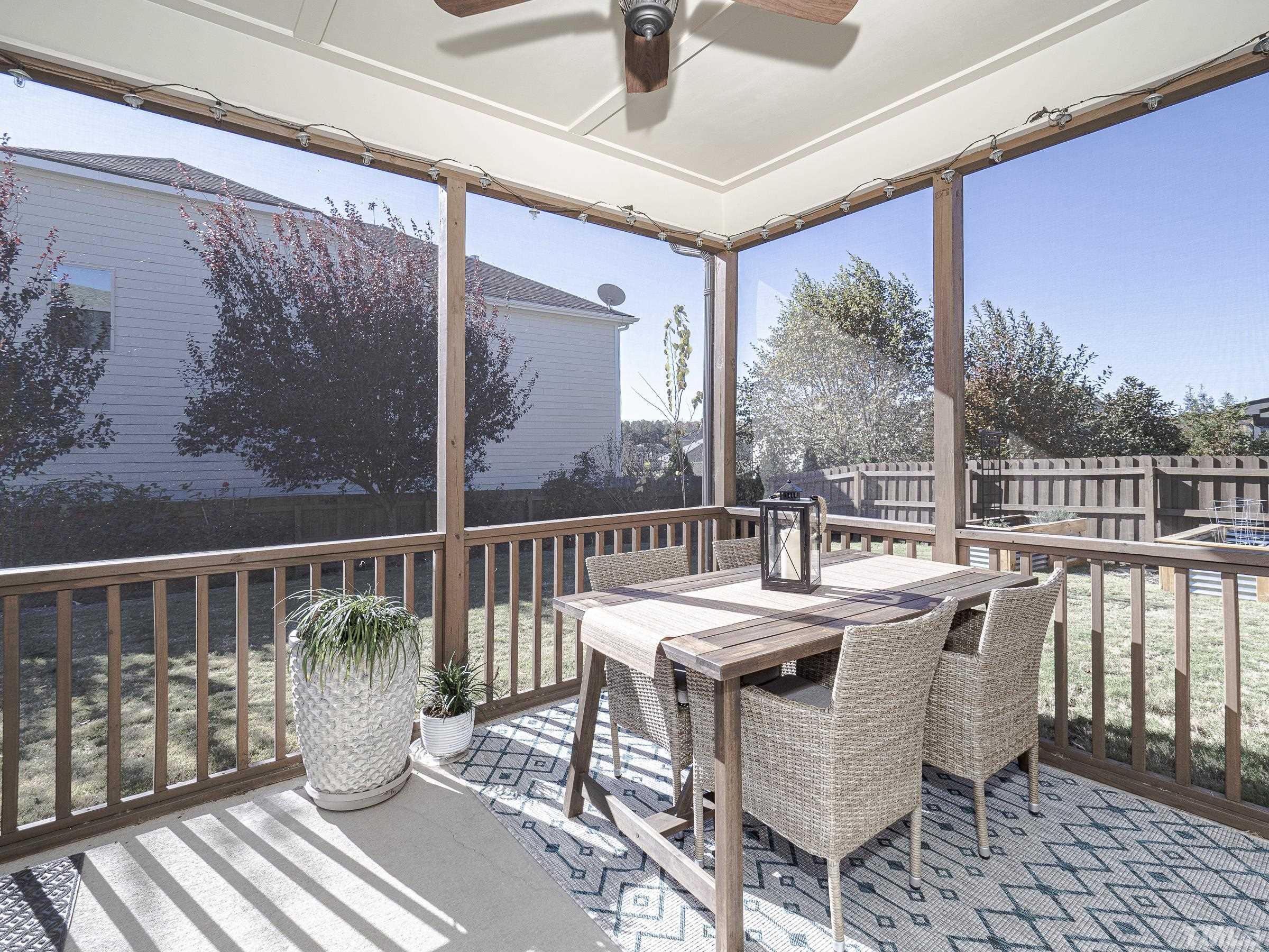 1303 Capstone Drive Durham, NC 27713 - Photo 16 of 27 a view of balcony with furniture