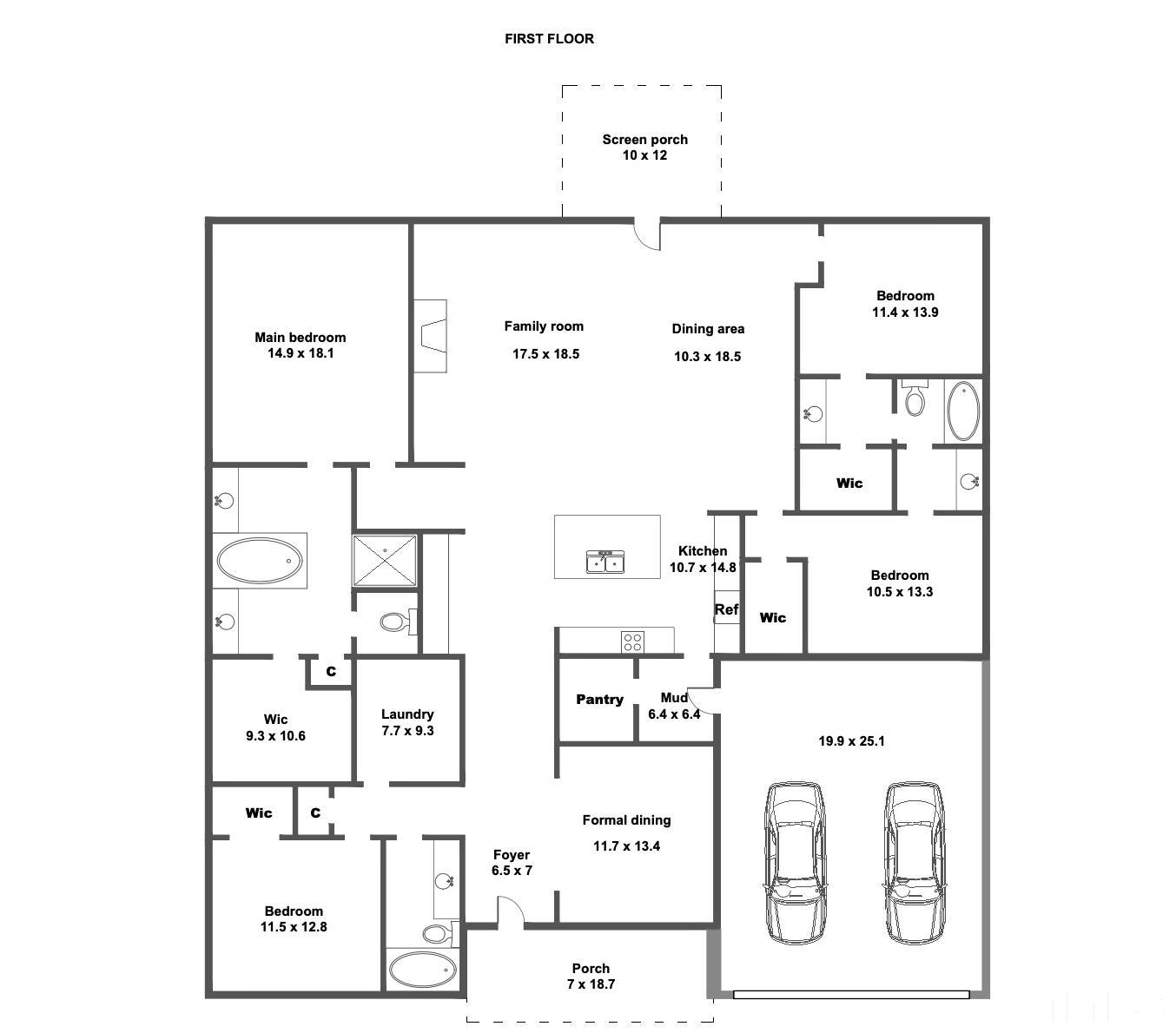 1303 Capstone Drive Durham, NC 27713 - Photo 27 of 27 a picture of a bench in front of a wall