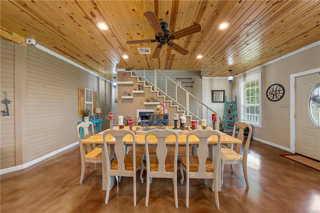 655 Highway 236 Moody, TX 76557 - Photo 4 of 60 a view of a dining room with furniture and wooden floor