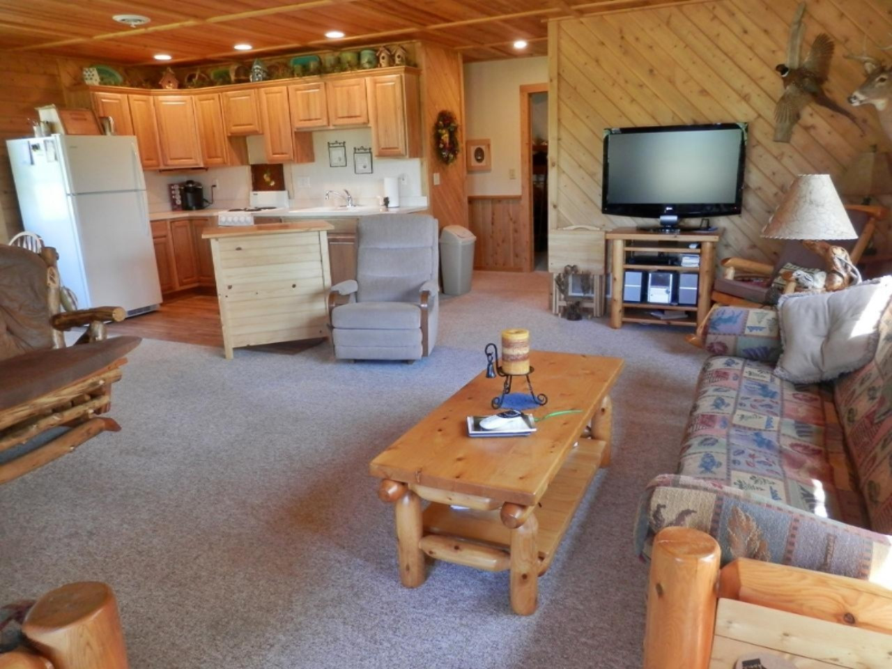 841 11 Mile Road Irons, MI 49644 - Photo 13 of 38 White cedar interior