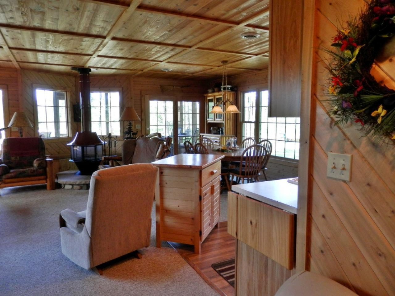 841 11 Mile Road Irons, MI 49644 - Photo 14 of 38 Red oak ceilings
